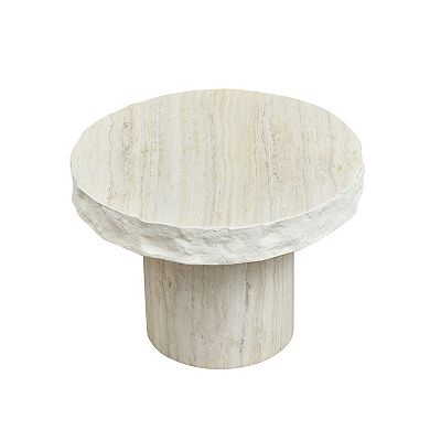 Aoolive 23.8" Fiberglass Coffee Table - No Assembly