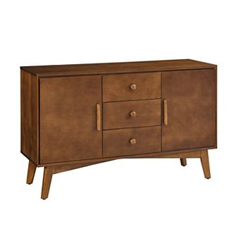 Aoolive 47" Modern Sideboard Buffet - 2-Door & 3-Drawer Storage Cabinet for Dining Room