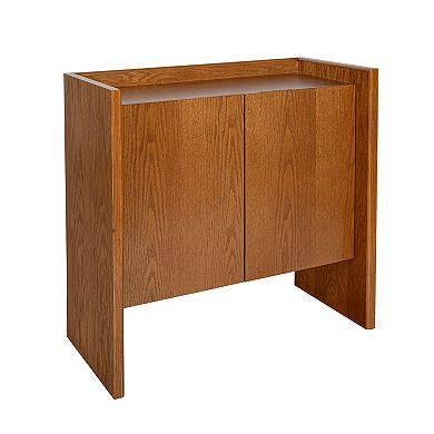 Aoolive Rustic Sideboard Buffet Cabinet, Mid-Century Accent Storage Cabinet