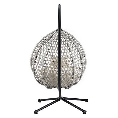 Aoolive Hammock Chair with Stand, Hanging Egg Chair Swing Chair with Cushion