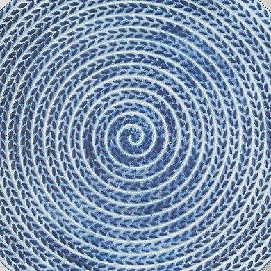 Stella & Eve 3D Spiral Metal Plate Wall Art Set of 4