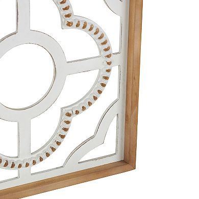 Stella & Eve 4-piece Wood Beaded Wall Art Set