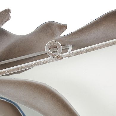Stella & Eve Metal Bird Wall Decor with Distressed Accents