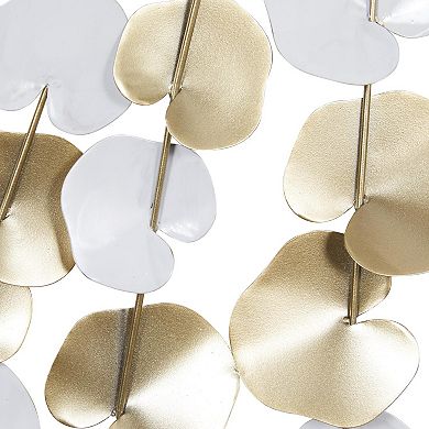 Stella & Eve Floral Metal Wall Decor with Cutout Design