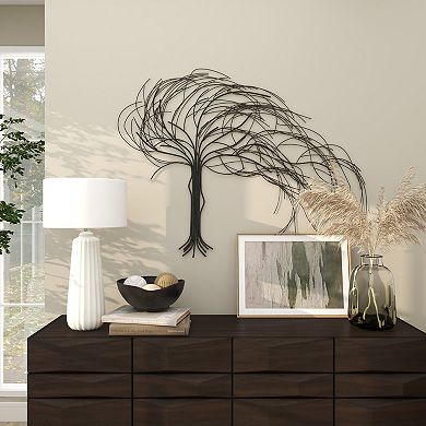 Stella & Eve Abstract Tree Curved Metal Wall Decor