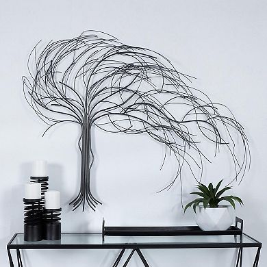 Stella & Eve Abstract Tree Curved Metal Wall Decor