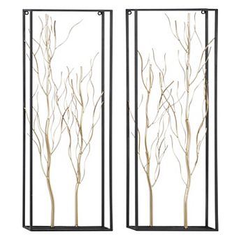Stella & Eve Metal Branch Wall Decor 2 pc Set