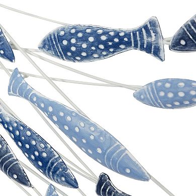 Stella & Eve Metal Fish Spotted Wall Decor