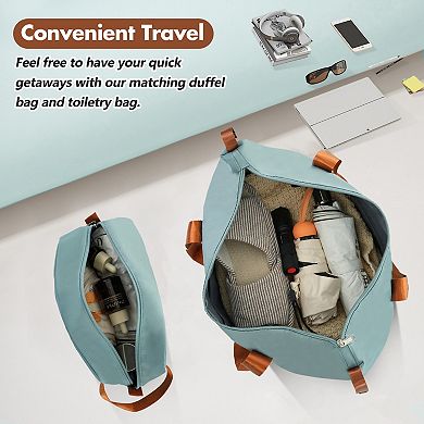 Aoolive Hardshell Expandable 3-Pc. Luggage Set with Spinner Wheels, TSA Lock & Travel Bags