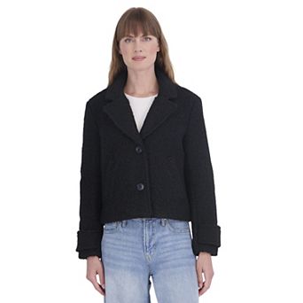 Women's Sebby Collection Short Boucle Coat