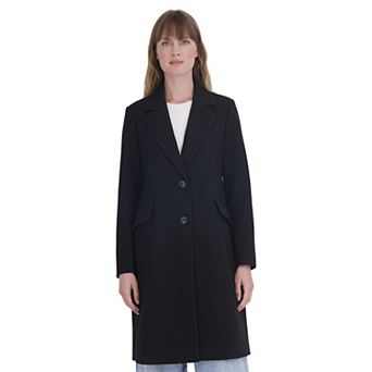 Women's Sebby Collection 2-Button Faux Wool Walking Coat