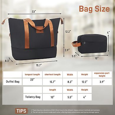Aoolive Hardshell Luggage Sets 6 Piece with 2 Bags, Lightweight 16"+20"+24"+28" Luggages