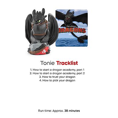 tonies How to Train Your Dragon Toothless Tonie Figurine