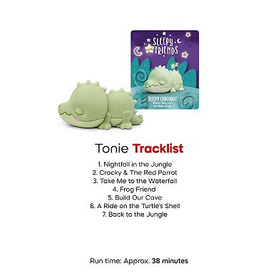 tonies Sleepy Crocodile Bedtime Story Tonie Figurine