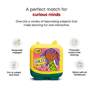 tonies Crayola Art Adventures 4-Pack Interactive Pocket Tonies