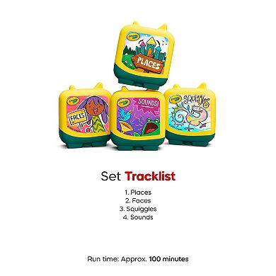 tonies Crayola Art Adventures 4-Pack Interactive Pocket Tonies
