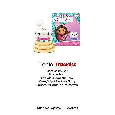 tonies Gabby's Dollhouse Cakey Cat Interactive Tonie Figurine
