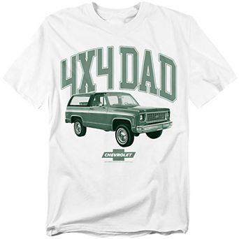Big & Tall Chevy Fathers Day Blazer 4X4 Dad Tee