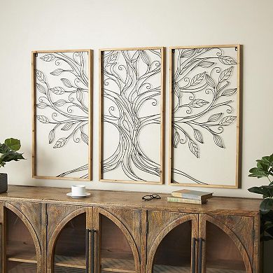 Stella & Eve 3-piece Metal Tree Branch Wall Decor Set