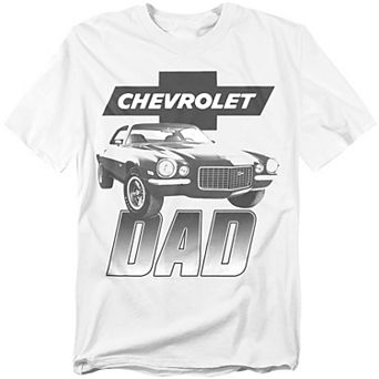 Big & Tall Chevy Fathers Day Camaro Dad Tee