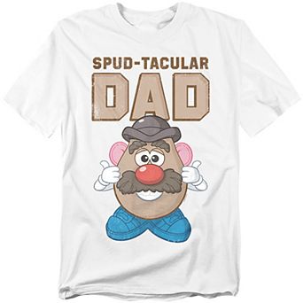 Big & Tall Mr Potato Head Fathers Day Dad Tee