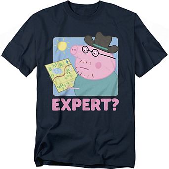 Big & Tall Peppa Pig Fathers Day Expert Daddy Tee