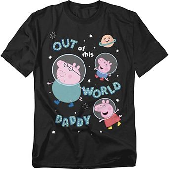 Big & Tall Peppa PigOut of this World Daddy Pig Tee