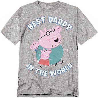 Big & Tall Peppa Pig Best Daddy in the World Tee