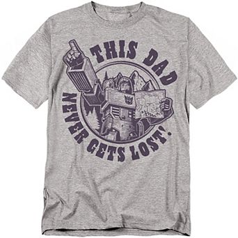 Big & Tall Transformers Dad Never Gets Lost Tee