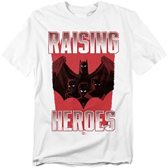 Big & Tall Batman Raising Heroes Tee