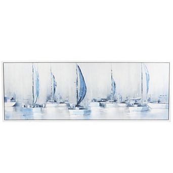 Stella & Eve Sailboat Framed Canvas Wall Art