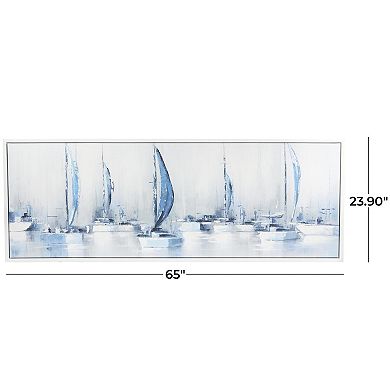 Stella & Eve Sailboat Framed Canvas Wall Art