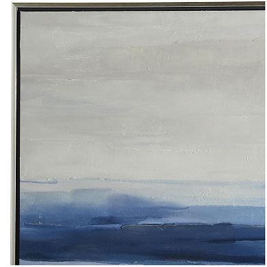 Stella & Eve Abstract Ocean Inspired Framed Canvas Wall Art