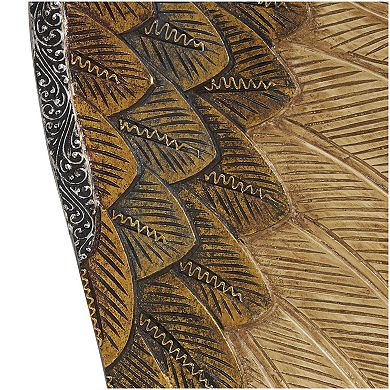 Stella & Eve Wooden Carved Angel Wings Wall Decor