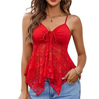 Avidlove Lace Crop Top Tops for Women Bralettes for Women Y2K Camisole Lingerie