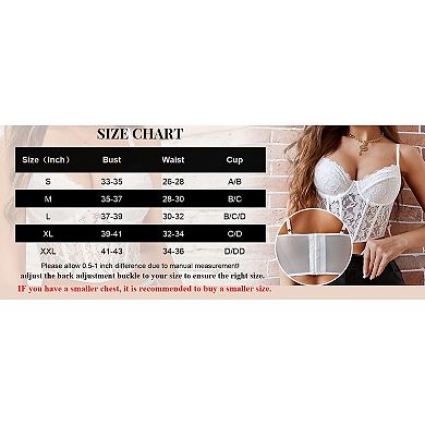 Avidlove Lace Bralette for Women with Support Spaghetti Strap Tank Top V Neck Slim Basic Crop Top