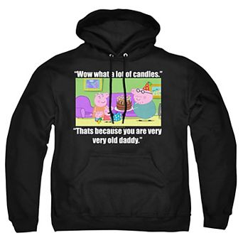 Big & Tall Peppa Pig Daddy Birthday Pullover Hoodie