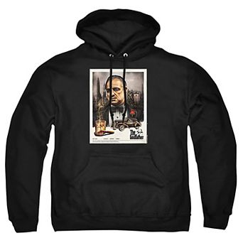 Big & Tall Godfather Vintage Poster Pullover Hoodie