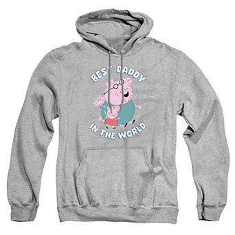 Big & Tall Peppa Pig Best Daddy Pullover Hoodie
