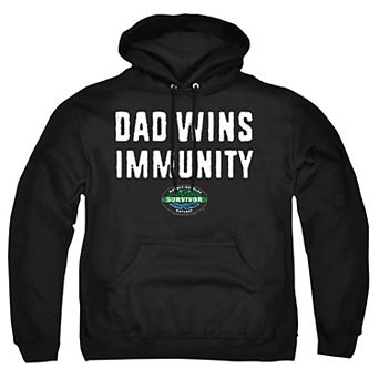 Big & Tall Survivor Dad Wins Pullover Hoodie