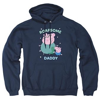 Big & Tall Peppa Pig Roarsome Daddy Pullover Hoodie