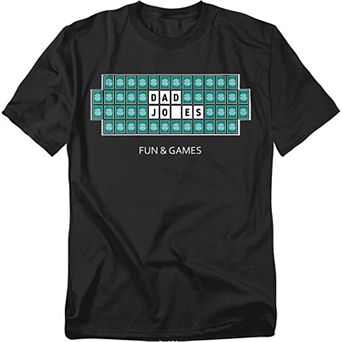 Big & Tall Wheel of Fortune Dad Jokes Tee