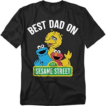 Big & Tall Sesame Street Father's Day Best Dad Tee