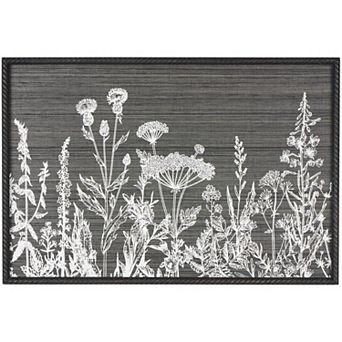 Stella & Eve Framed Wood Relief Wall Art with Textured Backing