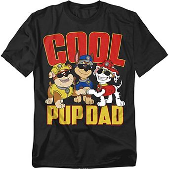 Big & Tall Paw Patrol Cool Pup Dad Graphic Tee