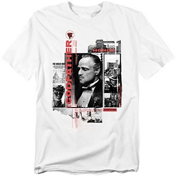 Big & Tall Godfather Don Collage Graphic Tee