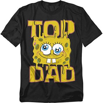 Big & Tall Spongebob Top Dad Graphic Tee
