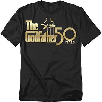 Big & Tall Godfather 50th Logo Graphic Tee