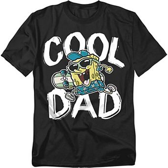 Big & Tall Spongebob Cool Dad Graphic Tee