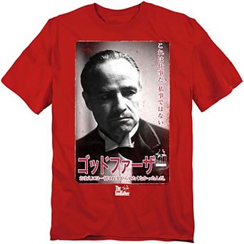Big & Tall Godfather The Don Kanji Graphic Tee